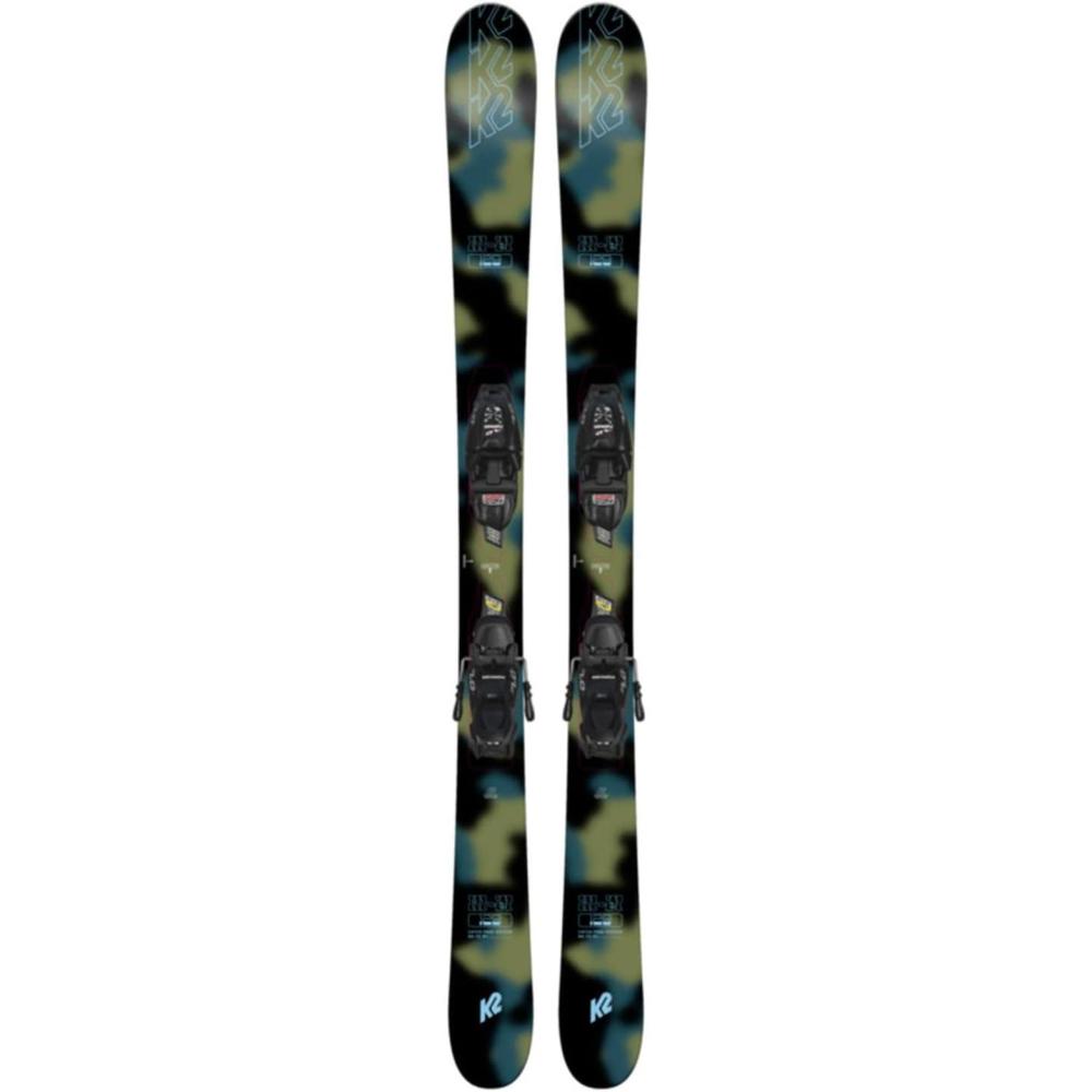 image:imageK2 HI FI Youth Freestyle Skis w FDT Jr Bindings129cm 45 FDT Jr Large Plate