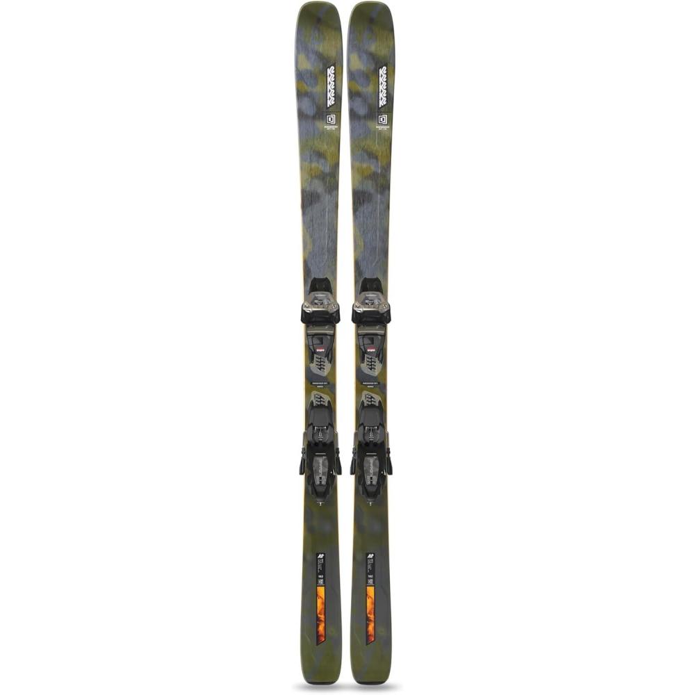 image:imageK2 Mindbender 89TI Mens All Mountain Skis wQuikclik Bindings182cm