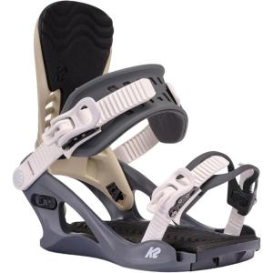 K2 Cassette Women’s Snowboard Bindings(Grey 25)