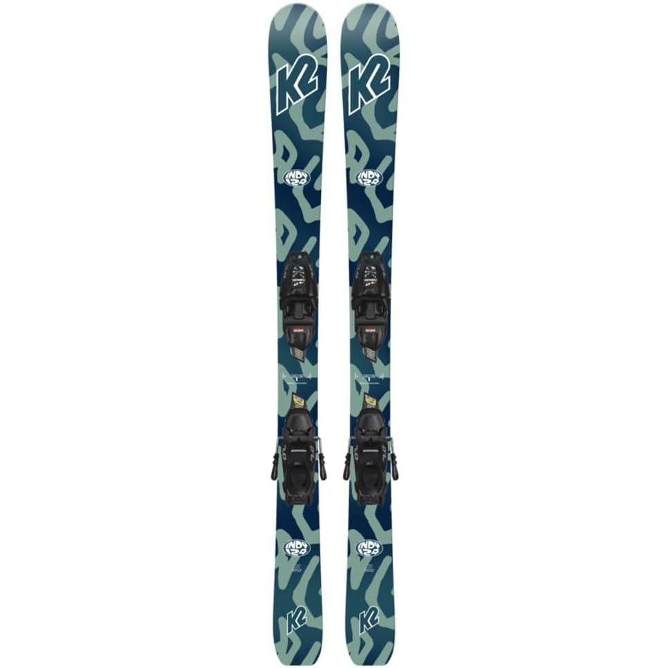 image:imageK2 Indy Youth All Mountain Skis wBindings112cm w45 FDT Jr Bindings